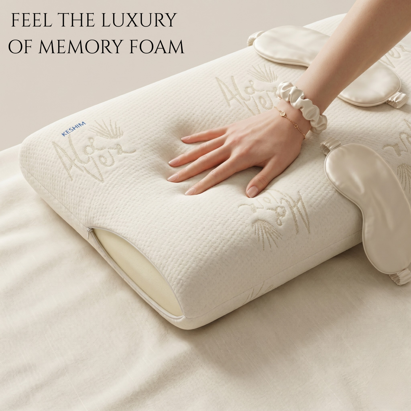 Keshim Memory Foam Pillow – Ergonomic Neck & Shoulder Support - Image 5 - Keshim