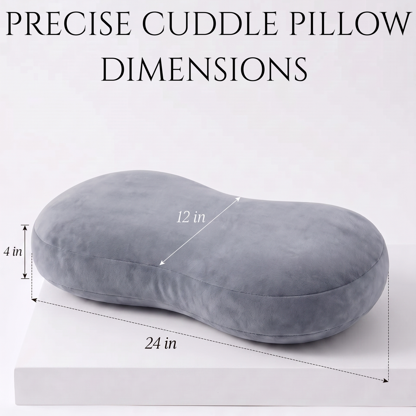 Keshim Memory Foam Cuddle Pillow for Adults & Kids | Ultra-Soft Velvet Hug Pillow for Sleeping, Relaxation & Side Sleeping | Ergonomic Body Support Cushion for Comfort & Stress Relief