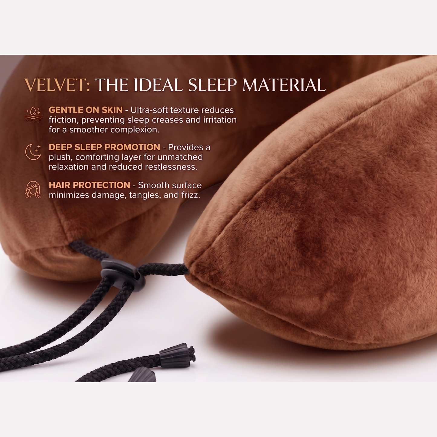 Keshim Memory Foam Travel Neck Pillow for Airplane, Car & Office | Multi-Hump Ergonomic U-Shaped Neck Support Cushion | Premium Velvet Fabric | Adjustable Strap | Soft & Comfortable Cervical Support
