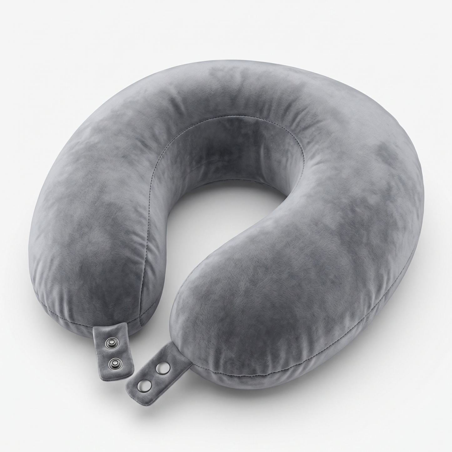 Keshim U-Shaped Memory Foam Travel Neck Pillow for Airplane, Car & Train Travel | Premium Soft Velvet Cover | Ergonomic Neck & Chin Support | Portable Neck Cushion for Adults