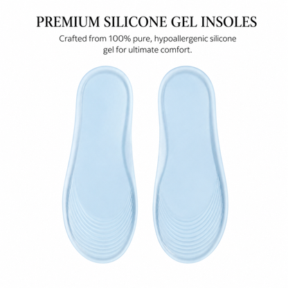 KESHIM Gel Insoles for Men & Women | Soft Cushioned Full Length Shoe Inserts with Shock Absorption | Comfortable Foot Support Insoles for Walking, Running, Sports & Daily Use