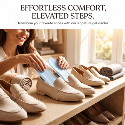 KESHIM Gel Insoles for Men & Women | Soft Cushioned Full Length Shoe Inserts with Shock Absorption | Comfortable Foot Support Insoles for Walking, Running, Sports & Daily Use