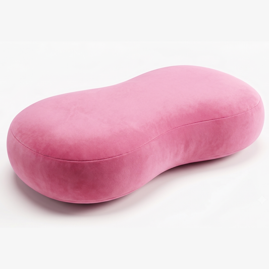 Keshim Memory Foam Cuddle Pillow for Adults & Kids | Ultra-Soft Velvet Hug Pillow for Sleeping, Relaxation & Side Sleeping | Ergonomic Body Support Cushion for Comfort & Stress Relief