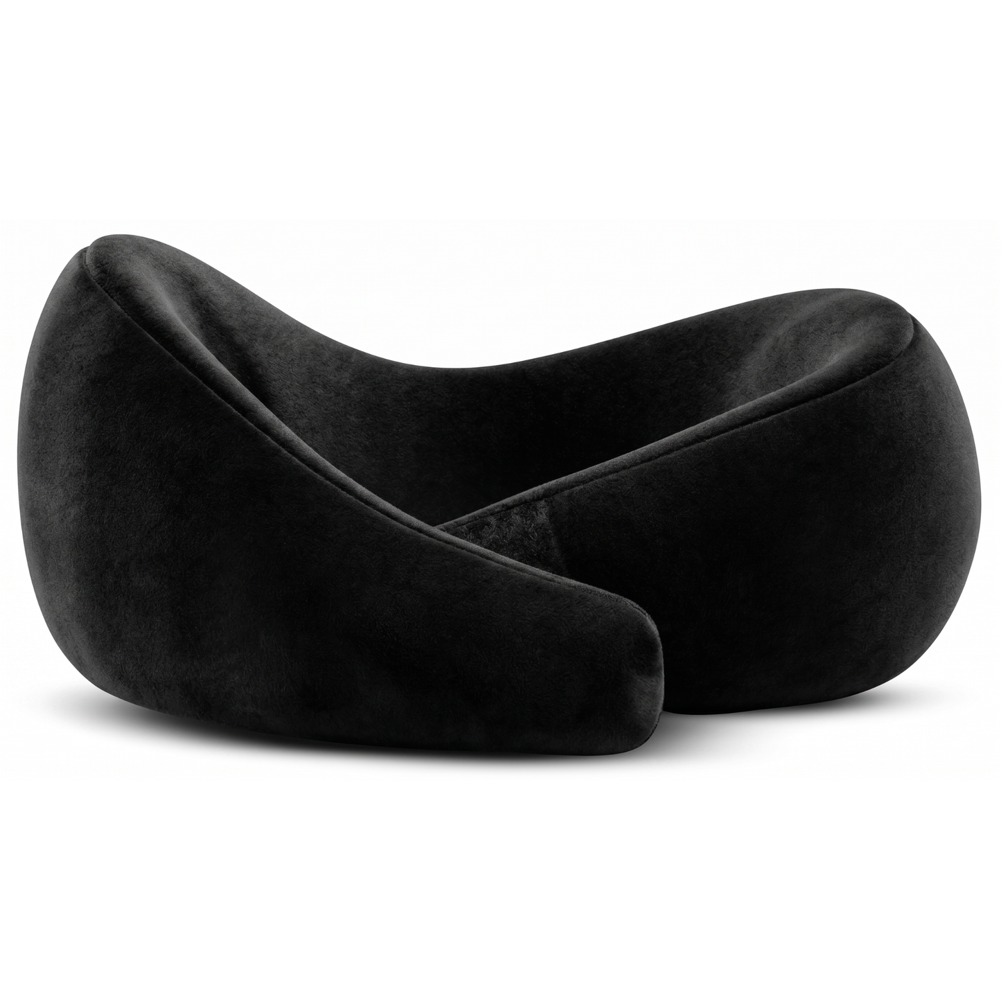 Keshim Memory Foam Travel Neck Pillow for Airplane, Car & Office | Premium Soft Velvet Fabric | Ergonomic 360° Neck Support | Portable Snake Shaped Travel Cushion for Adults and Kids.