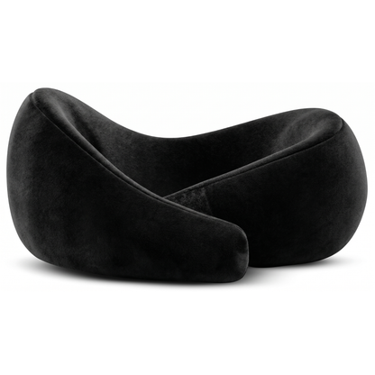 Keshim Memory Foam Travel Neck Pillow for Airplane, Car & Office | Premium Soft Velvet Fabric | Ergonomic 360° Neck Support | Portable Snake Shaped Travel Cushion for Adults and Kids.