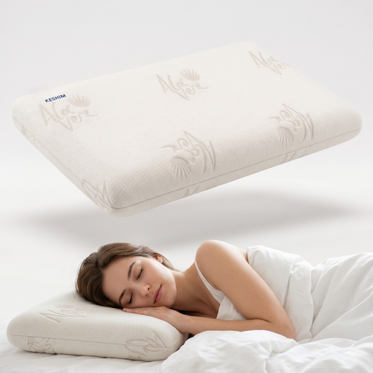 Keshim Memory Foam Pillow – Ergonomic Neck & Shoulder Support - Keshim