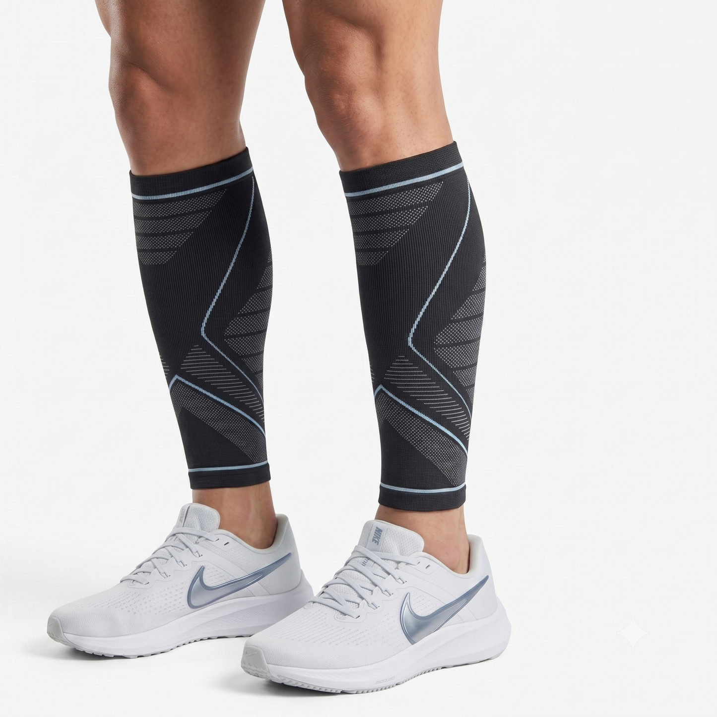 Keshim Calf Support Sleeve for Men & Women | Premium Compression Calf Guard for Running, Gym, Cycling, Sports, Shin Splints & Muscle Recovery | Breathable Stretch Fabric ( Pair )