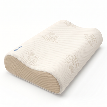 Keshim Contour Memory Foam Pillow – Neck Pain Relief | 3-Year Warranty - Keshim