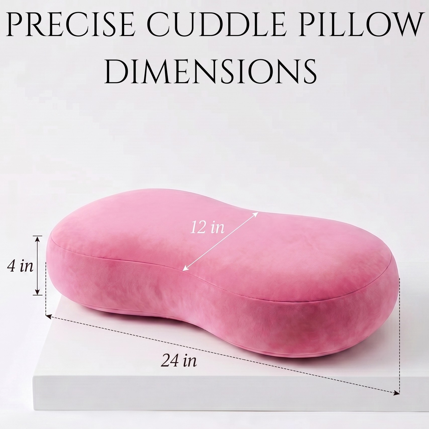 Keshim Memory Foam Cuddle Pillow for Adults & Kids | Ultra-Soft Velvet Hug Pillow for Sleeping, Relaxation & Side Sleeping | Ergonomic Body Support Cushion for Comfort & Stress Relief