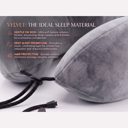 Keshim Memory Foam Travel Neck Pillow for Airplane, Car & Office | Multi-Hump Ergonomic U-Shaped Neck Support Cushion | Premium Velvet Fabric | Adjustable Strap | Soft & Comfortable Cervical Support