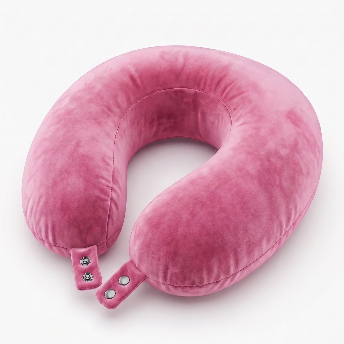 Keshim U-Shaped Memory Foam Travel Neck Pillow for Airplane, Car & Train Travel | Premium Soft Velvet Cover | Ergonomic Neck & Chin Support | Portable Neck Cushion for Adults