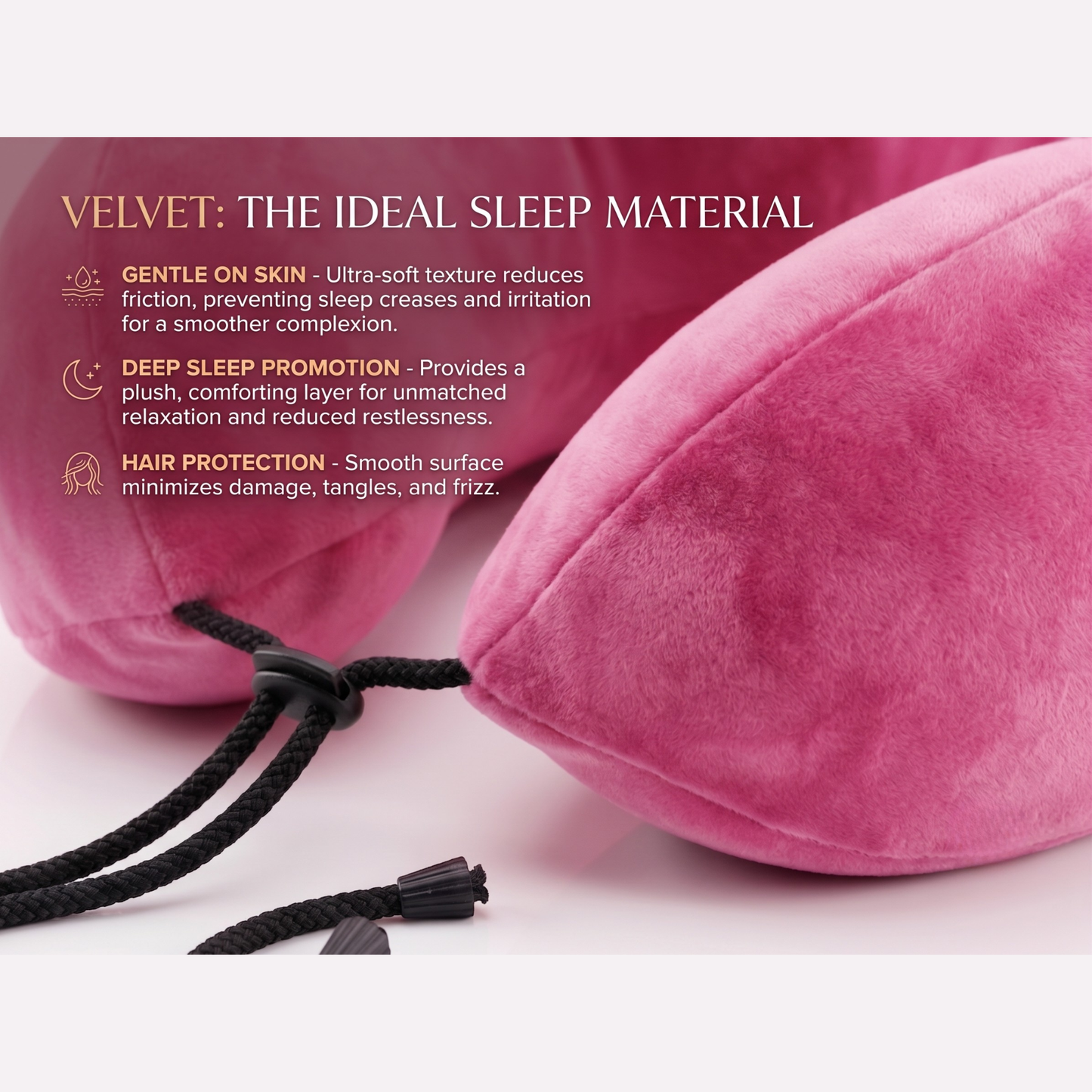 Keshim Memory Foam Travel Neck Pillow for Airplane, Car & Office | Multi-Hump Ergonomic U-Shaped Neck Support Cushion | Premium Velvet Fabric | Adjustable Strap | Soft & Comfortable Cervical Support