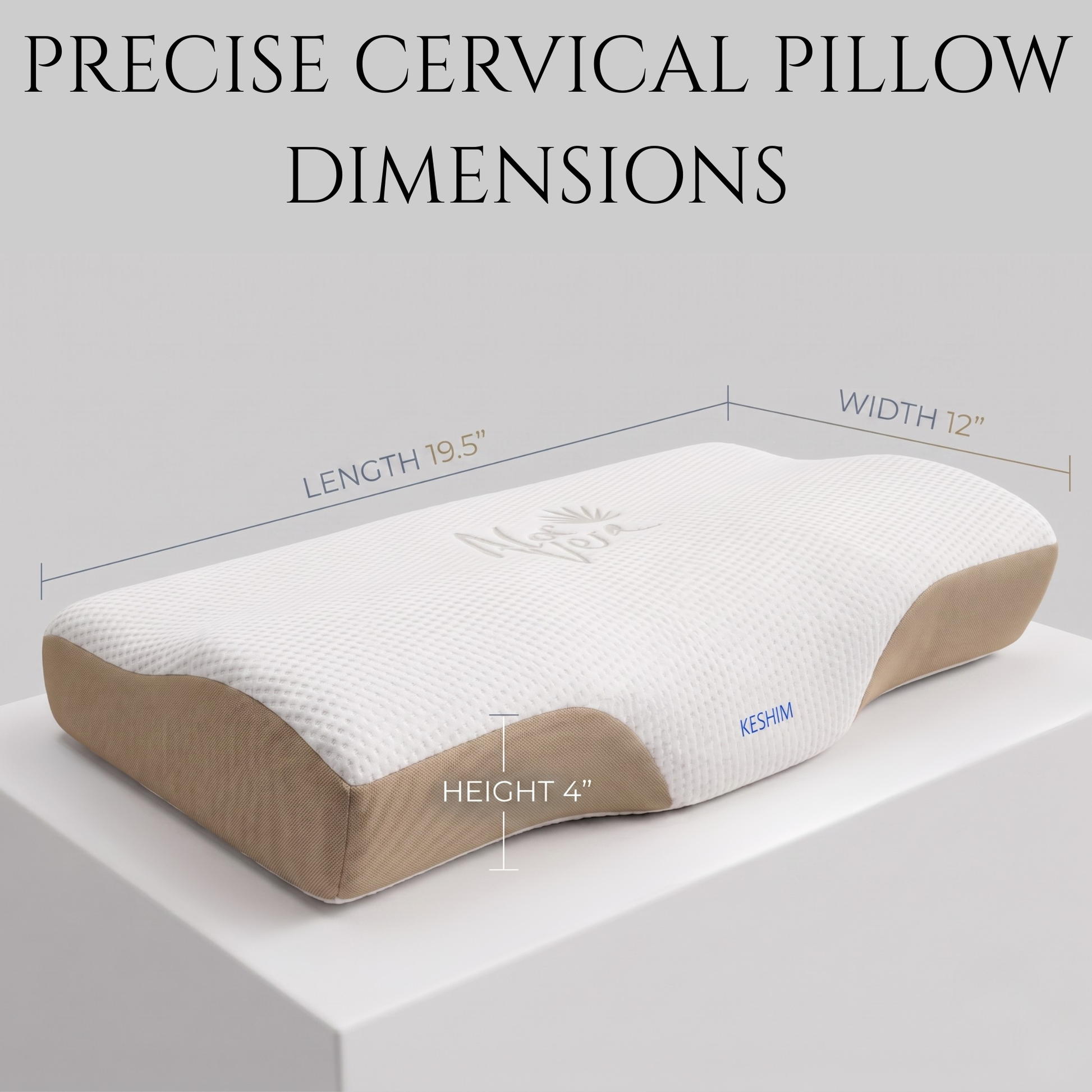 Keshim Cervical Memory Foam Pillow – Neck & Shoulder Support - Image 2 - Keshim