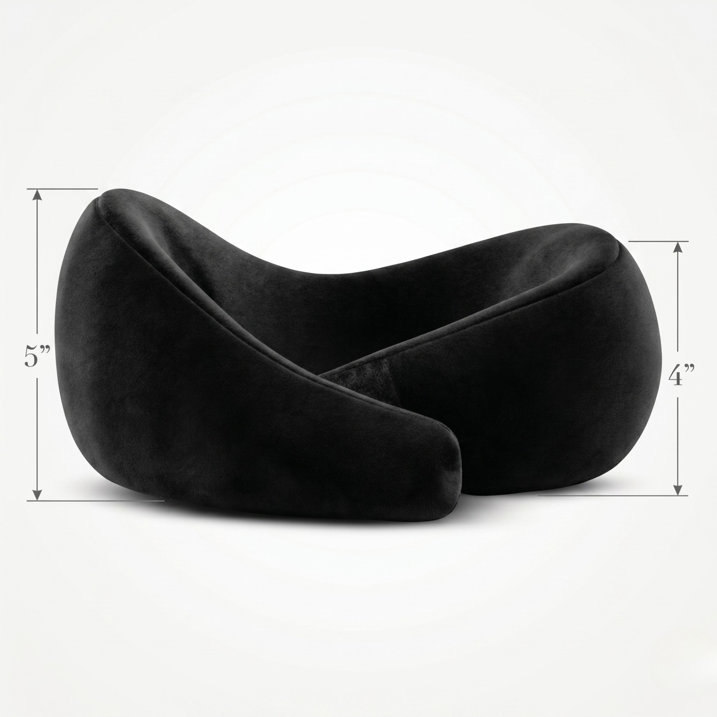Keshim Memory Foam Travel Neck Pillow for Airplane, Car & Office | Premium Soft Velvet Fabric | Ergonomic 360° Neck Support | Portable Snake Shaped Travel Cushion for Adults and Kids.