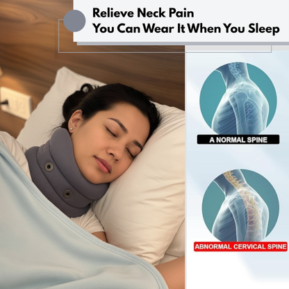 Keshim Soft Cervical Neck Collar for Neck Support & Pain Relief | Adjustable Foam Neck Brace with Breathable Cotton Fabric | Lightweight Support for Cervical Strain, Stiff Neck & Recovery