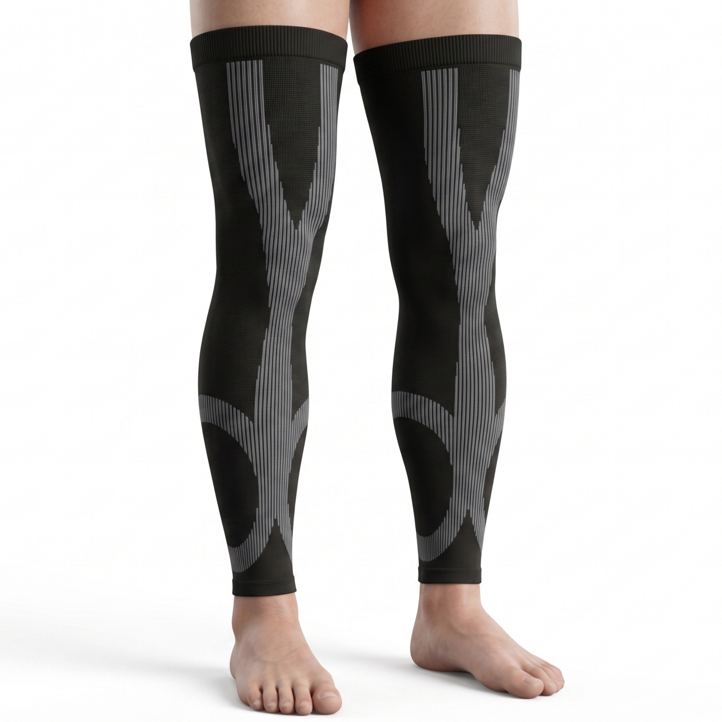Keshim Thigh High Compression Stockings for Men & Women | Knee Length Medical Compression Socks for Leg Support, Improved Circulation, Swelling & Travel Comfort ( Pair )