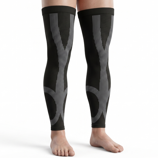 Keshim Thigh High Compression Stockings for Men & Women | Knee Length Medical Compression Socks for Leg Support, Improved Circulation, Swelling & Travel Comfort ( Pair )
