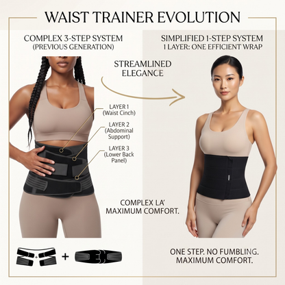 KESHIM Postpartum Abdominal Binder for Women | Adjustable Compression Belly Wrap | Abdominal Support Belt for Post Pregnancy Recovery, Waist Support & Tummy Compression | Breathable Elastic Binder | Black