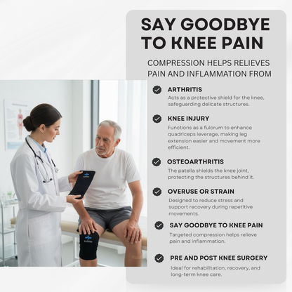 Keshim Knee Support Sleeve (Pair) for Men & Women | Premium Nylon Compression Knee Cap for Running, Gym, Sports, Joint Pain Relief & Daily Support | Breathable Stretch Fabric