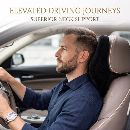 KESHIM 3-in-1 Memory Foam Car Seat Cushion Combo Set with Coccyx Seat Cushion, Lumbar Back Support & Velvet Headrest Pillow | Orthopedic Car Seat Support | Premium Air Mesh And Velvet | Ideal for Driving & Long Rides