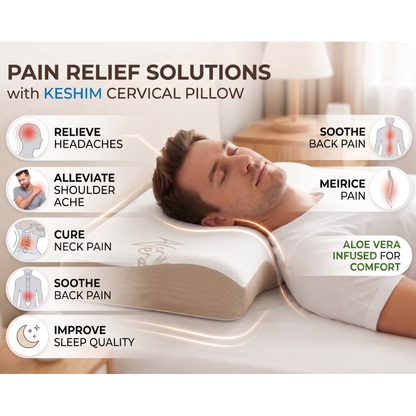 Keshim Cervical Memory Foam Pillow – Neck & Shoulder Support - Image 8 - Keshim