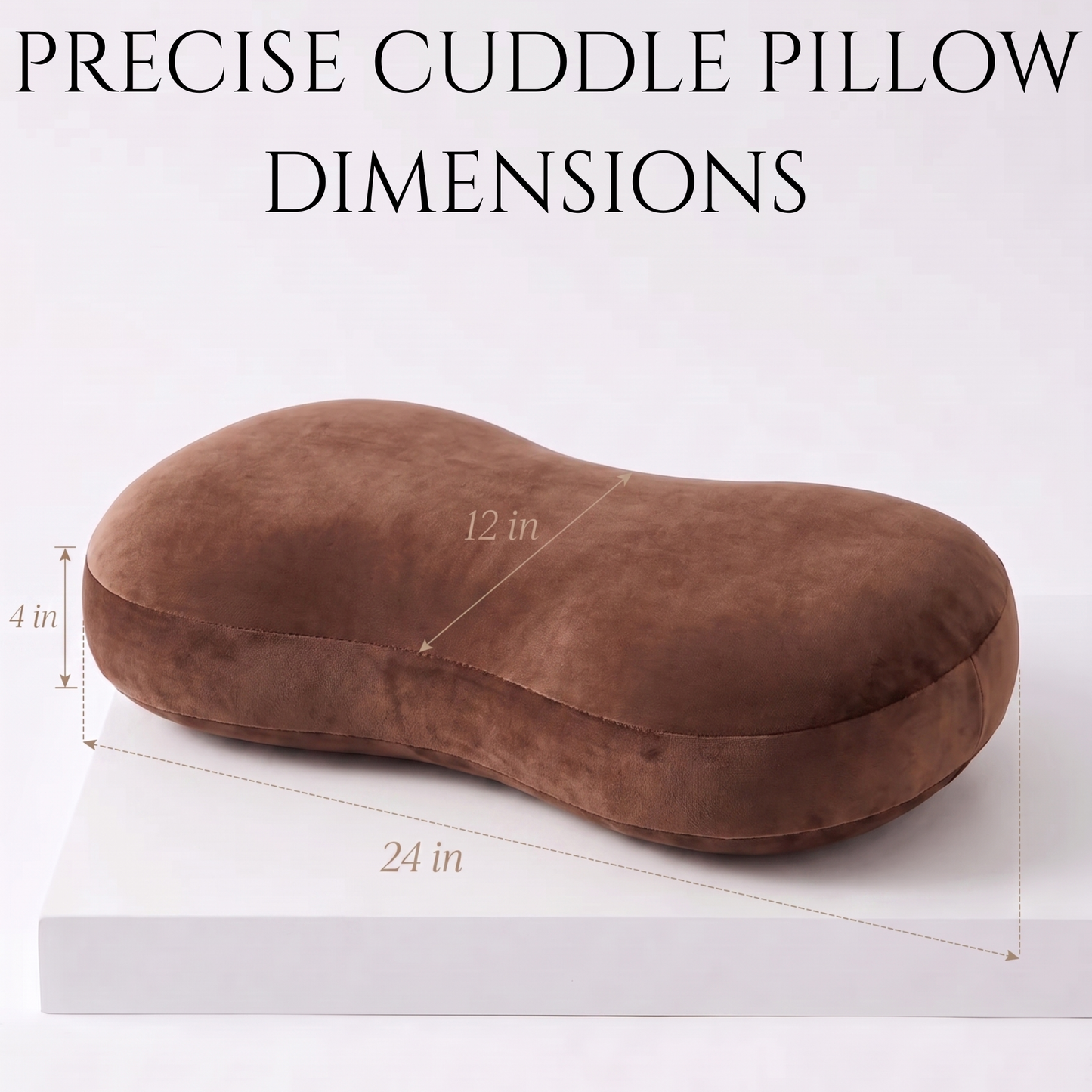 Keshim Memory Foam Cuddle Pillow for Adults & Kids | Ultra-Soft Velvet Hug Pillow for Sleeping, Relaxation & Side Sleeping | Ergonomic Body Support Cushion for Comfort & Stress Relief