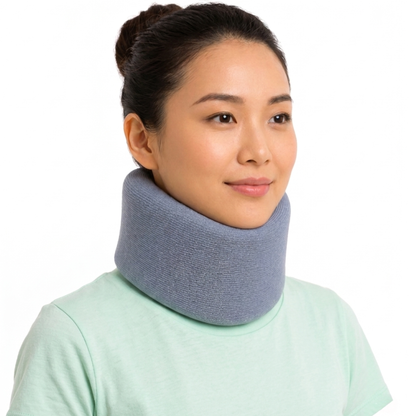 Keshim Soft Cervical Neck Collar for Neck Support & Pain Relief | Adjustable Foam Neck Brace with Breathable Cotton Fabric | Lightweight Support for Cervical Strain, Stiff Neck & Recovery